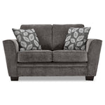 Daisy Sofa and Loveseat - Charcoal