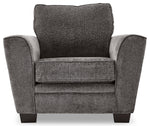 Daisy Sofa and Chair Set - Charcoal