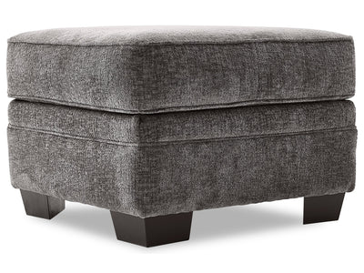 Daisy Ottoman - Charcoal