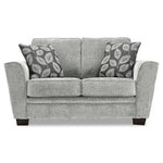 Daisy Sofa and Loveseat - White
