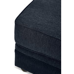 Murphy Ottoman - Indigo