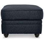 Murphy Ottoman - Indigo
