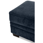 Daisy Ottoman - Indigo