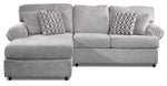 Jupiter 2-Piece Sectional with Left-Facing Chaise - Ash