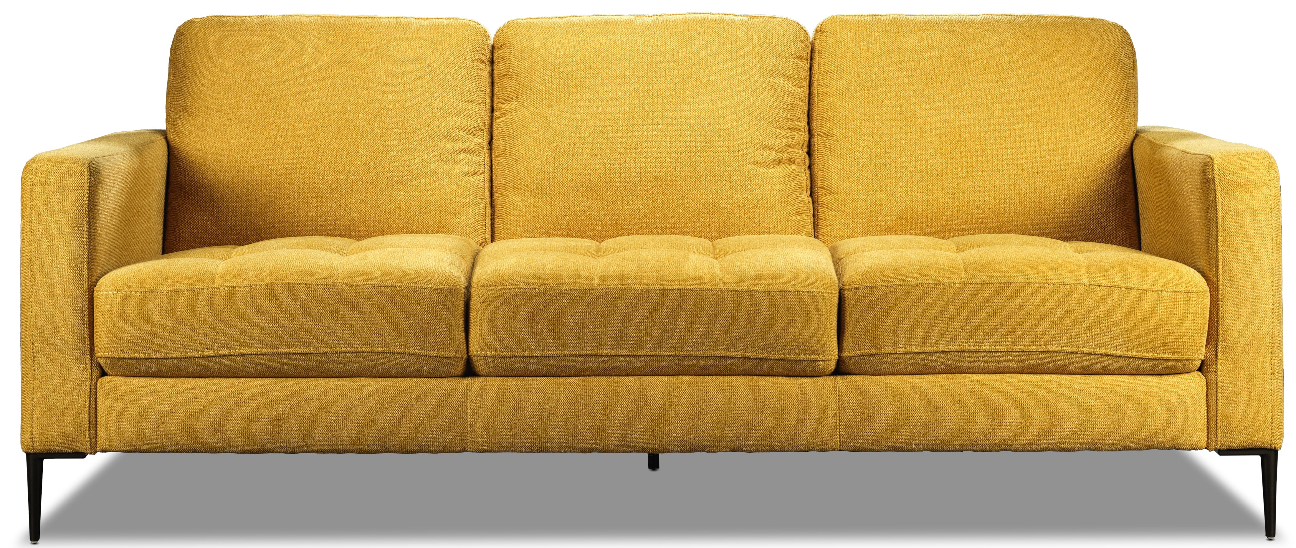 Leanne Sofa and Loveseat Set - Yellow