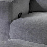 Oats 2-Piece Reclining Sectional with Storage - Grey