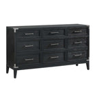 Laguna 6-Piece King Bedroom Package - Weathered Oak and Black