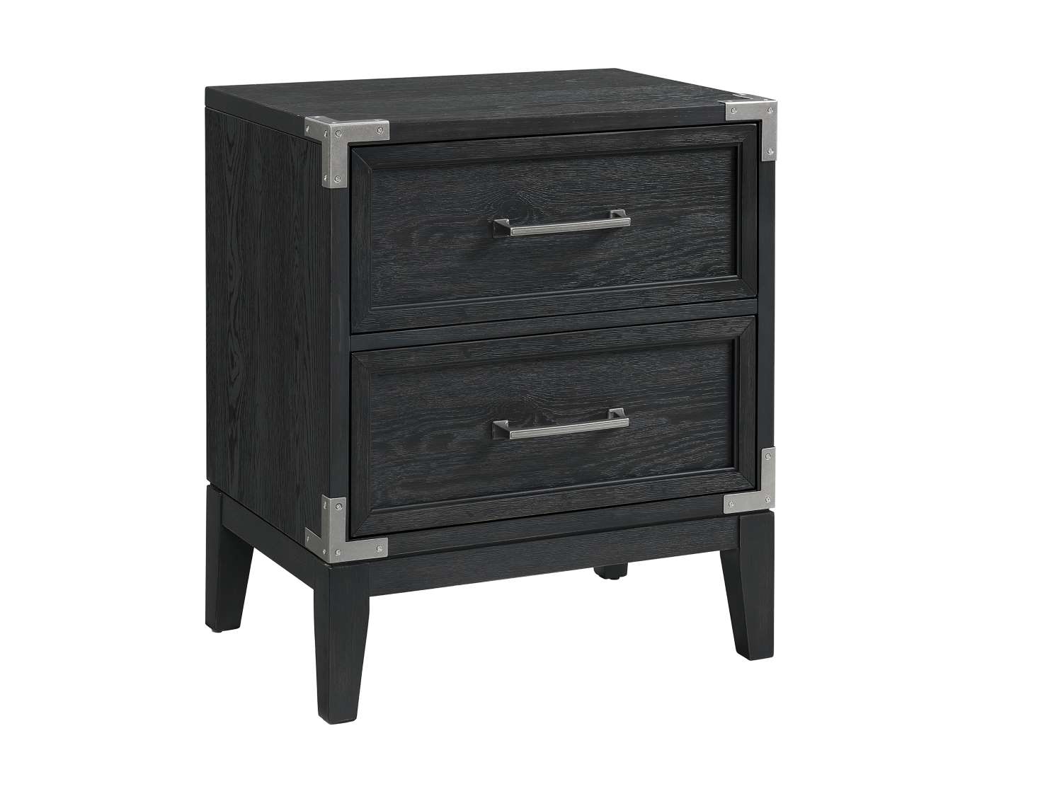 Laguna 6-Piece Queen Bedroom Package - Weathered Oak and Black