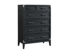 Laguna 5-Piece Queen Bedroom Package - Weathered Oak and Black