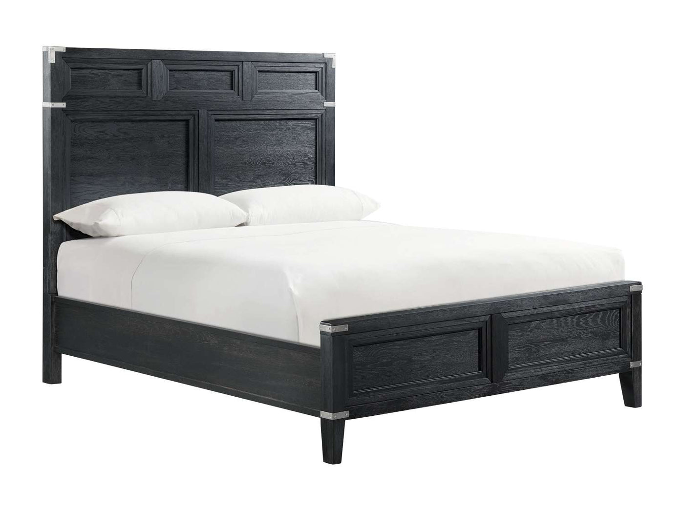Laguna 6-Piece Queen Bedroom Package - Weathered Oak and Black