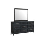 Laguna 6-Piece Queen Bedroom Package - Weathered Oak and Black