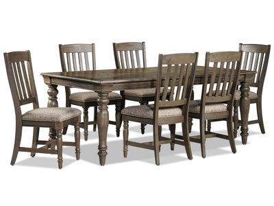 Bilboa 7-Piece Dining Room Set - Roasted Oak