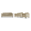 Anthena Sofa, Loveseat and Chair Set - Taupe