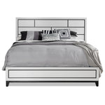 Frost 3-Piece Queen Bed - White, Black