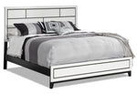 Frost 3-Piece Queen Bed - White, Black