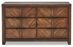 Nathan 6-Piece King Bedroom Set - Brown