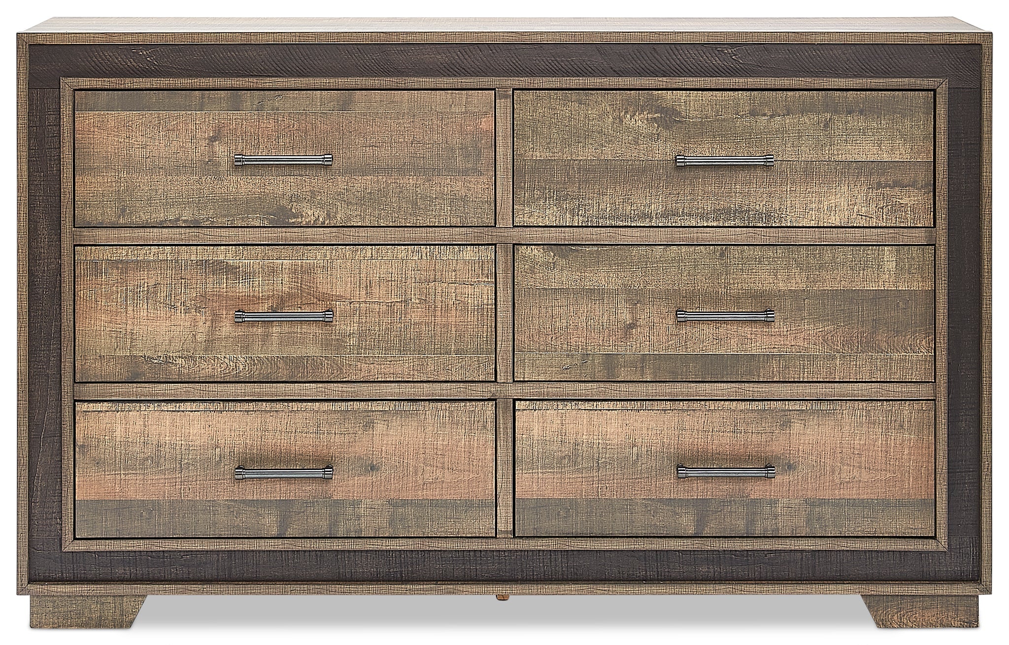 Orlando 6-Piece Queen Bedroom Set - Weathered Brown