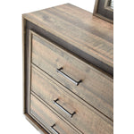 Orlando 6-Piece King Bedroom Set - Weathered Brown