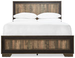Orlando 6-Piece King Bedroom Set - Weathered Brown