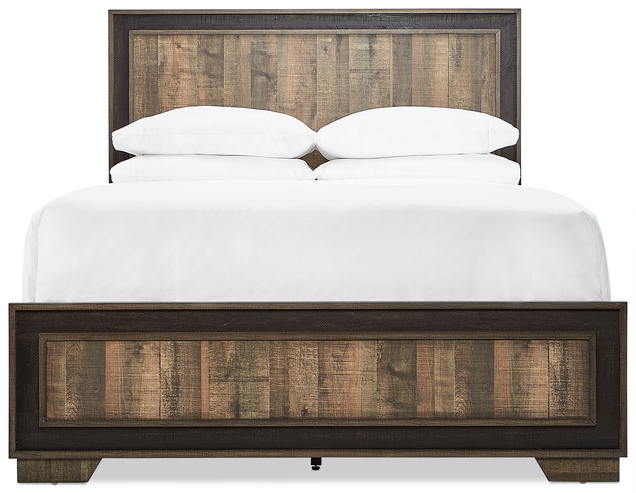 Orlando 6-Piece King Bedroom Set - Weathered Brown