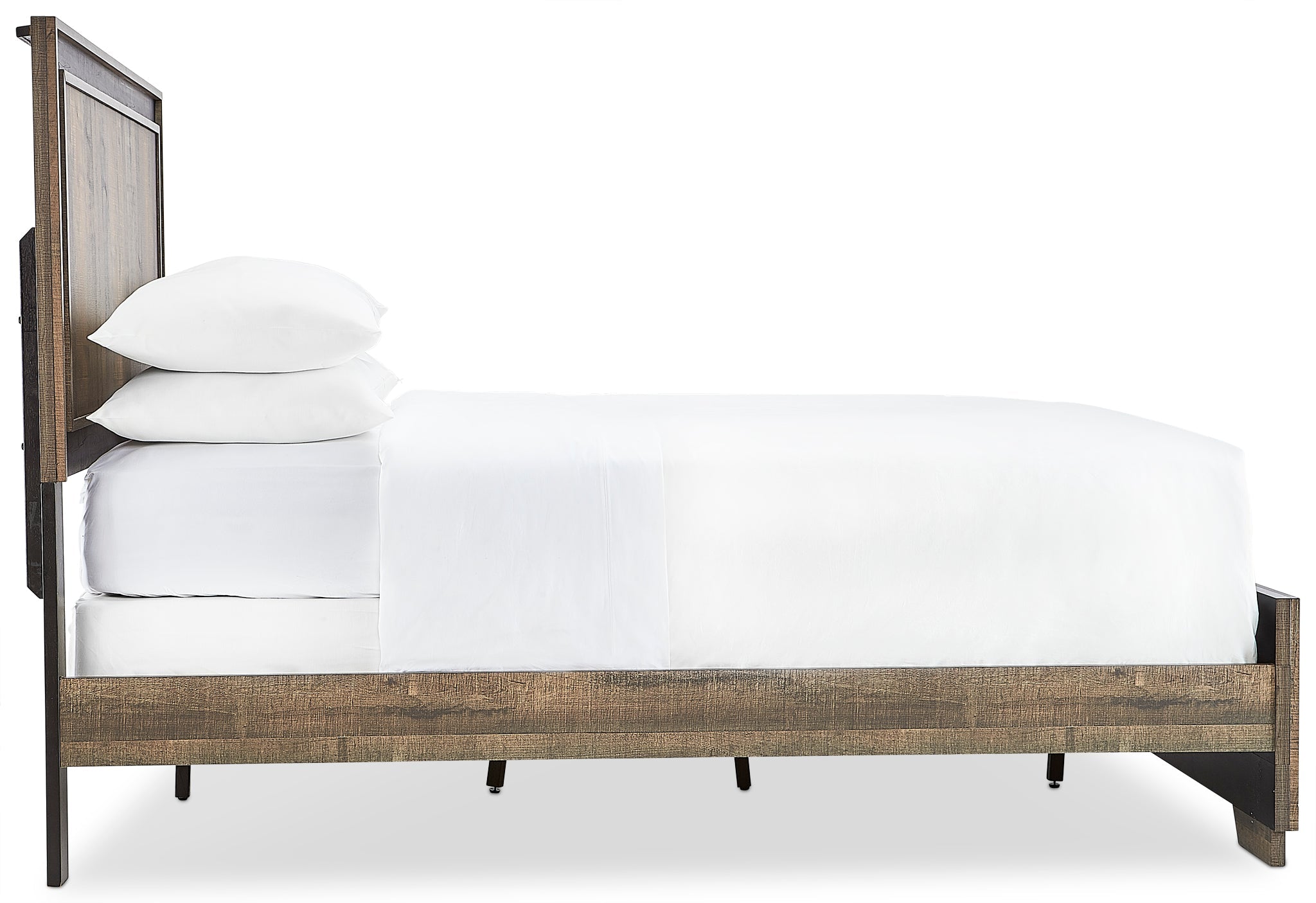 Orlando 3-Piece Queen Bed - Weathered Brown