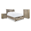 Windchester 5-Piece King storage Bedroom Set - Grey