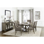 Cleopatra 7-Piece Dining Room Set - Oak