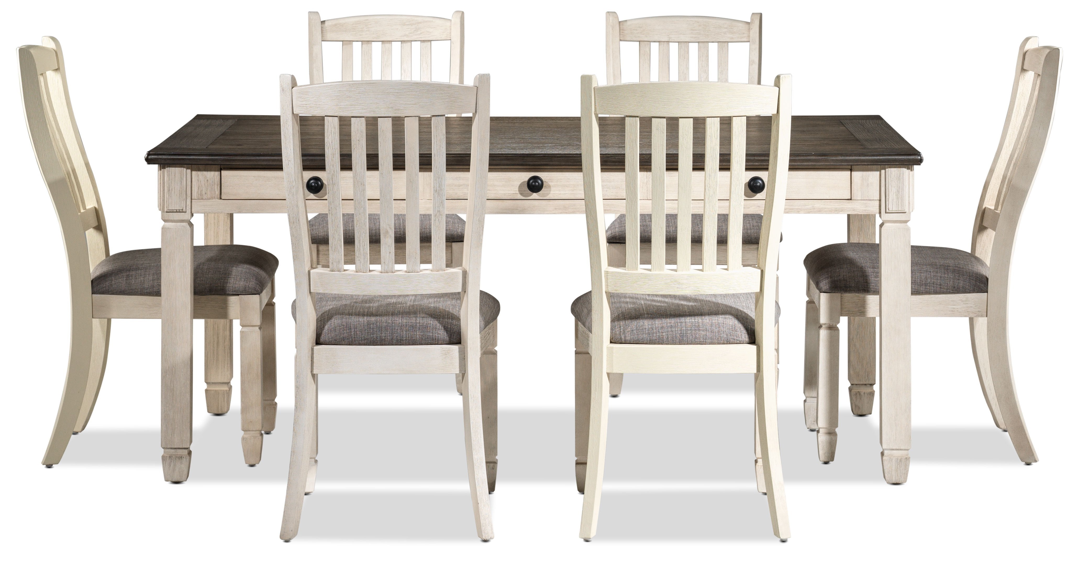 Harold 7-Piece Dining Set - Antique White