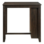 Daye 3-Piece Counter-Height Dining Set - Dark Cherry, Beige