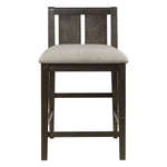 Daye 3-Piece Counter-Height Dining Set - Dark Cherry, Beige