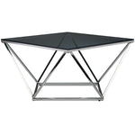 Skylar Coffee Table - Silver and Black