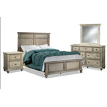 Emma 6-Piece King Bedroom Set - Oak