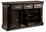 Cambridge Server - Dark Brown