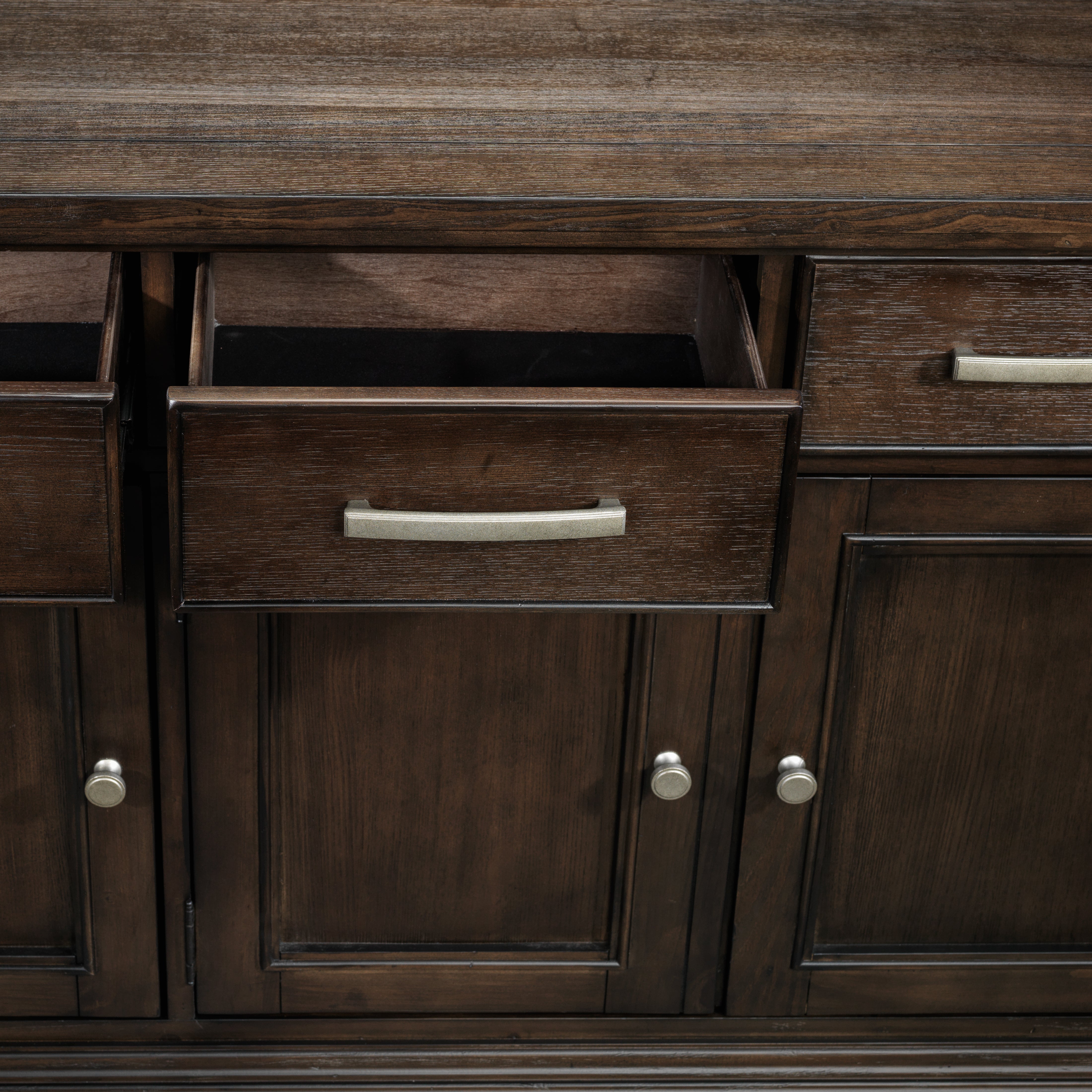 Cambridge Server - Dark Brown