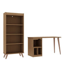 Applesham 2-Piece Extra Storage Home Office Set - Maple Cream