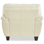 Leonardo Leather Chair - Cream