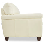 Leonardo Leather Chair - Cream