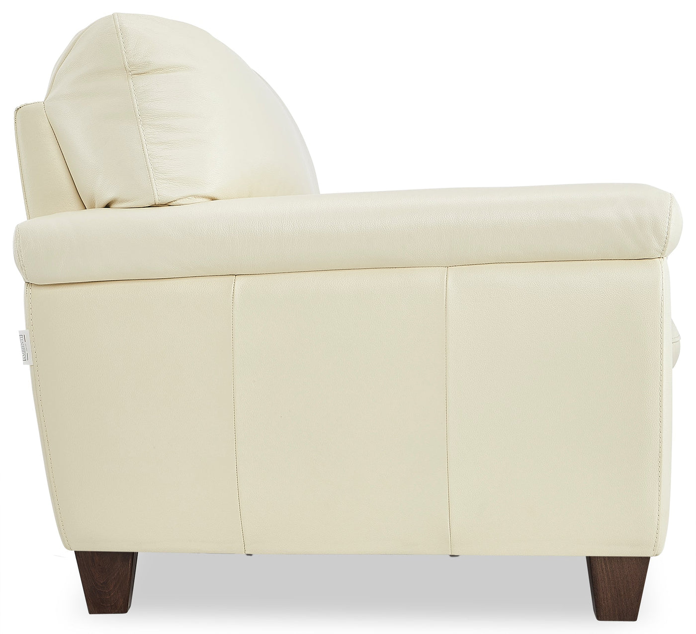Leonardo Leather Chair - Cream