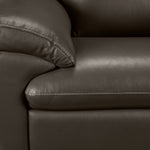 Leonardo Leather Loveseat - Taupe