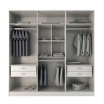 Kumasi Wardrobe - High Gloss White