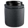 Yara Ottoman - Dark Grey