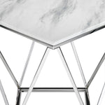 Lynn Coffee Table - Marble and Stainless Steel