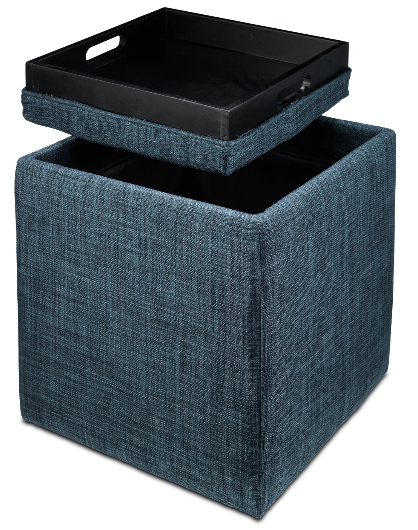 Zoey Ottoman - Navy