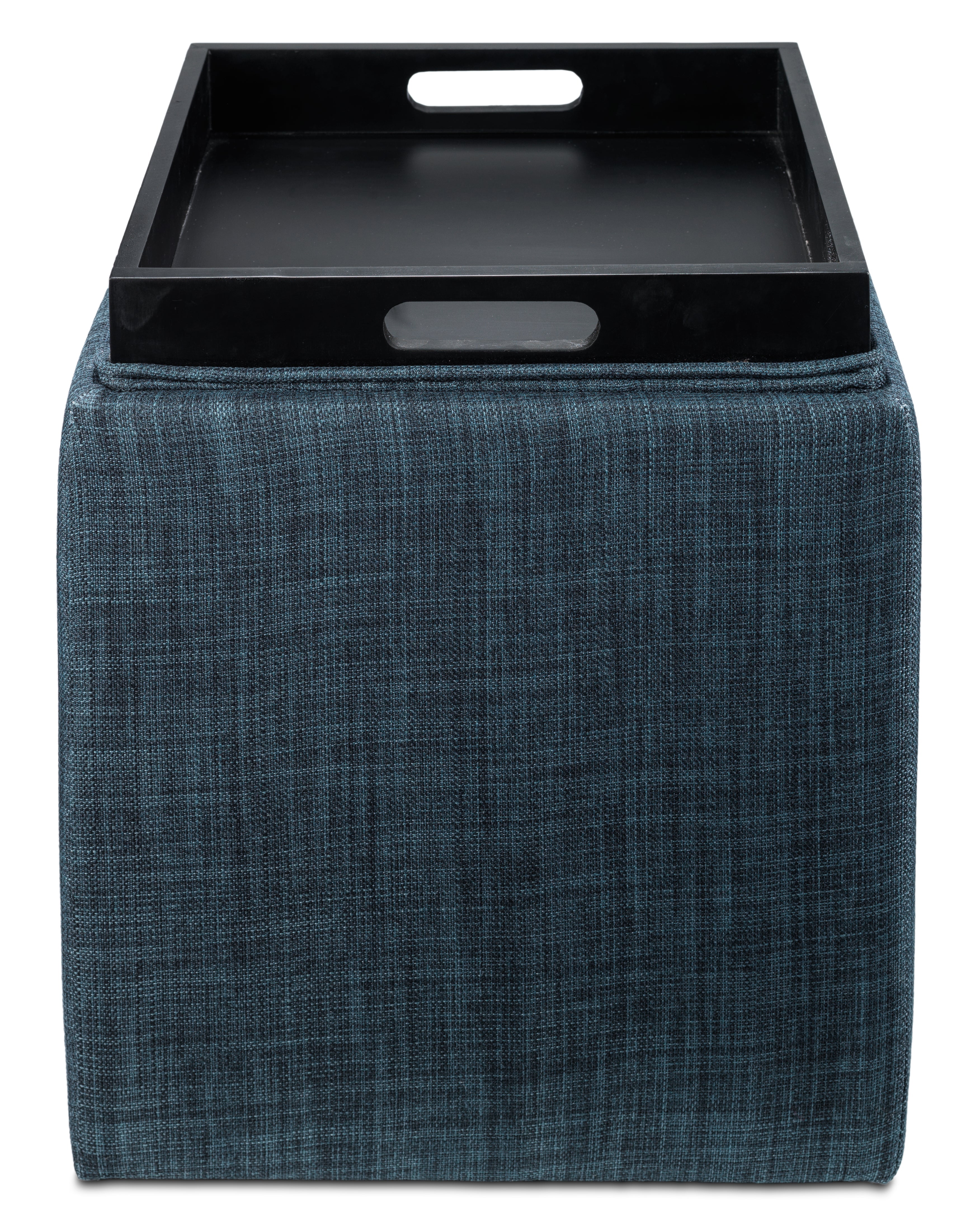 Zoey Ottoman - Navy