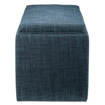 Zoey Ottoman - Navy