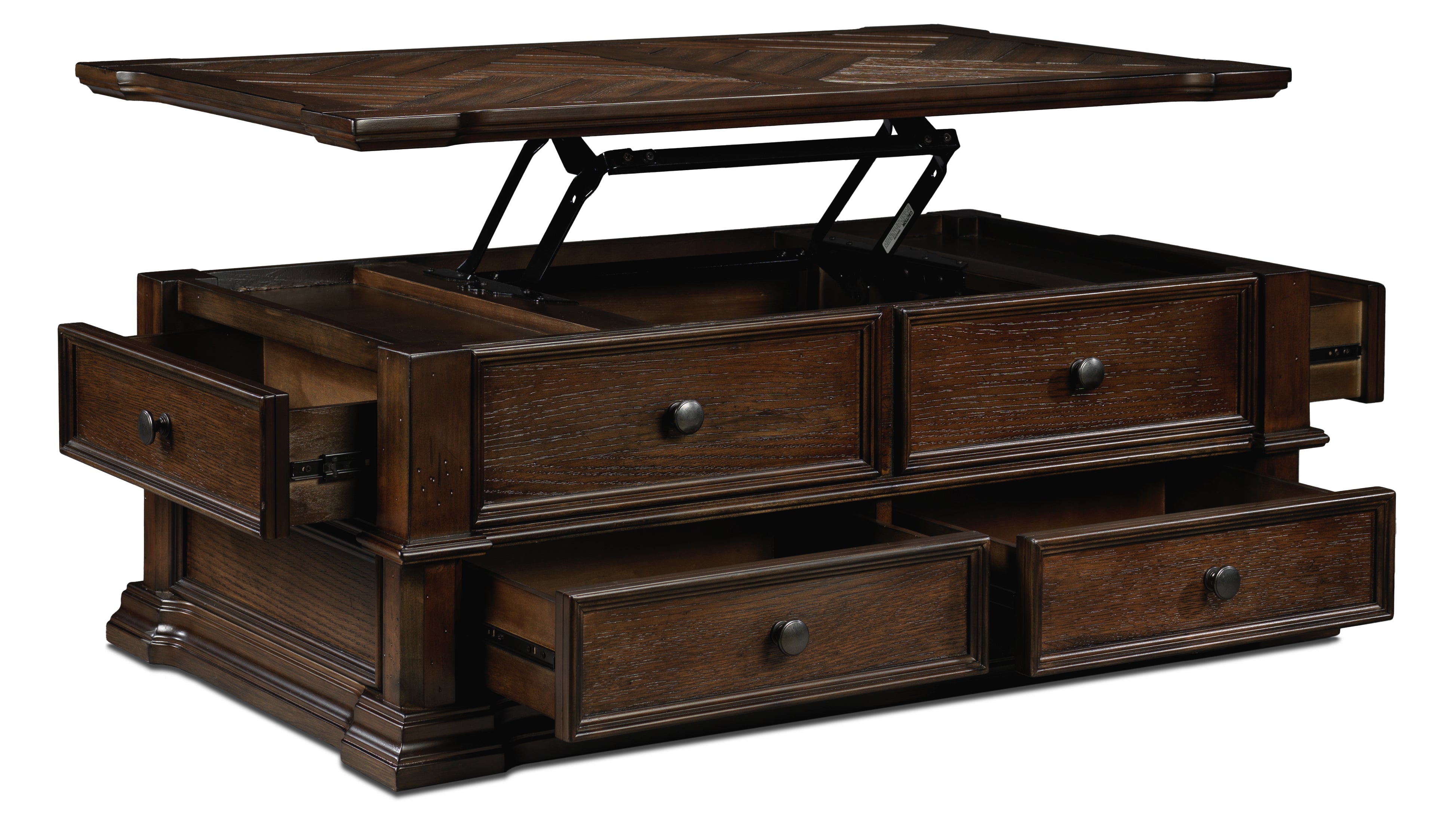 Roman Lift-Top Coffee Table - Walnut