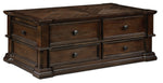 Roman Lift-Top Coffee Table - Walnut