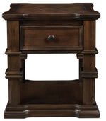 Roman End Table - Walnut