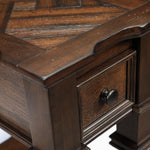 Roman Chairside Table - Walnut