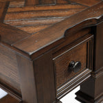 Roman Chairside Table - Walnut